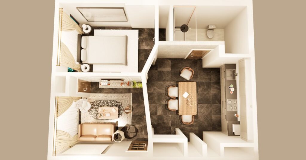 Architectural Floor Plan Rendering