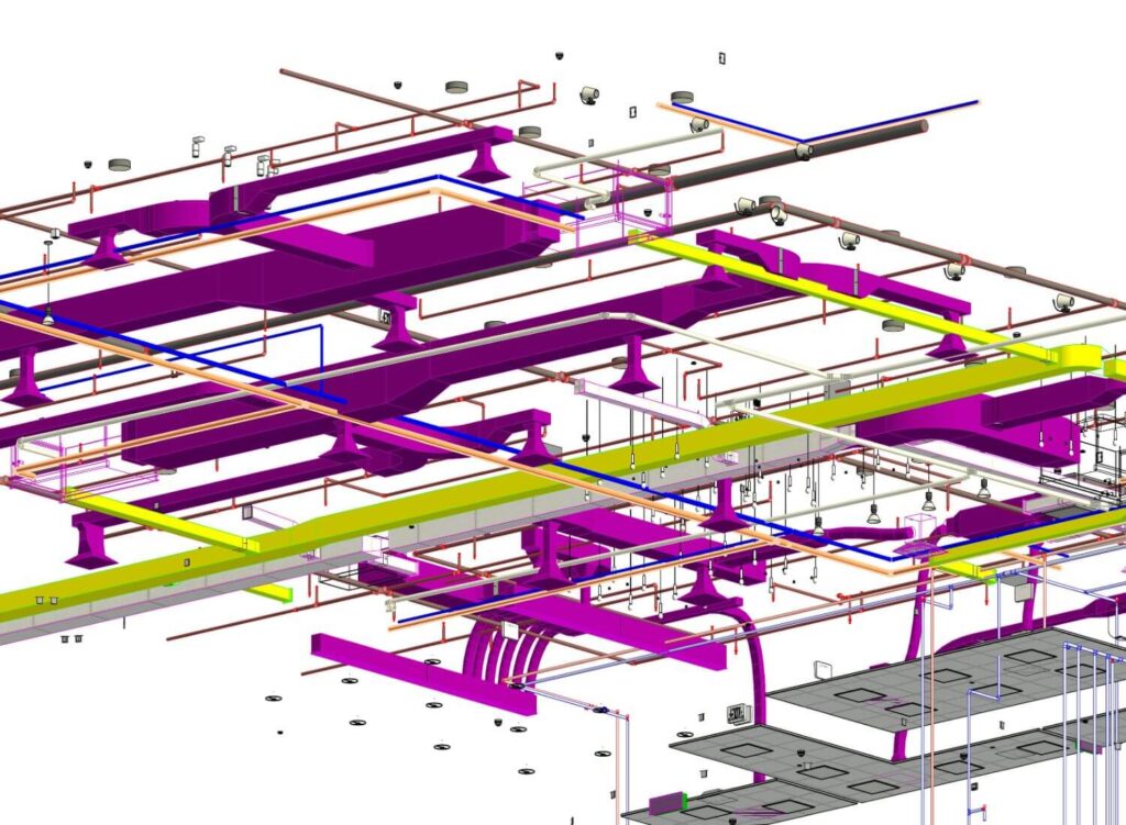 MEP BIM Modeling Services - Cresirendering