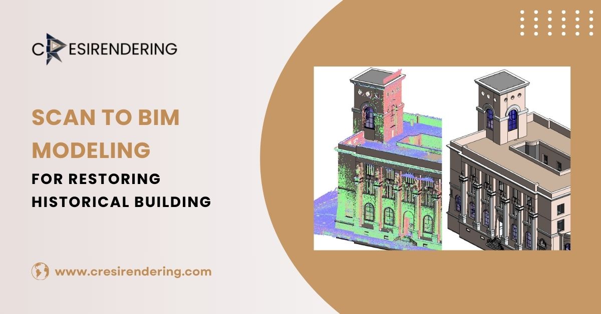 Scan to BIM Modeling for Restoring Historical Building