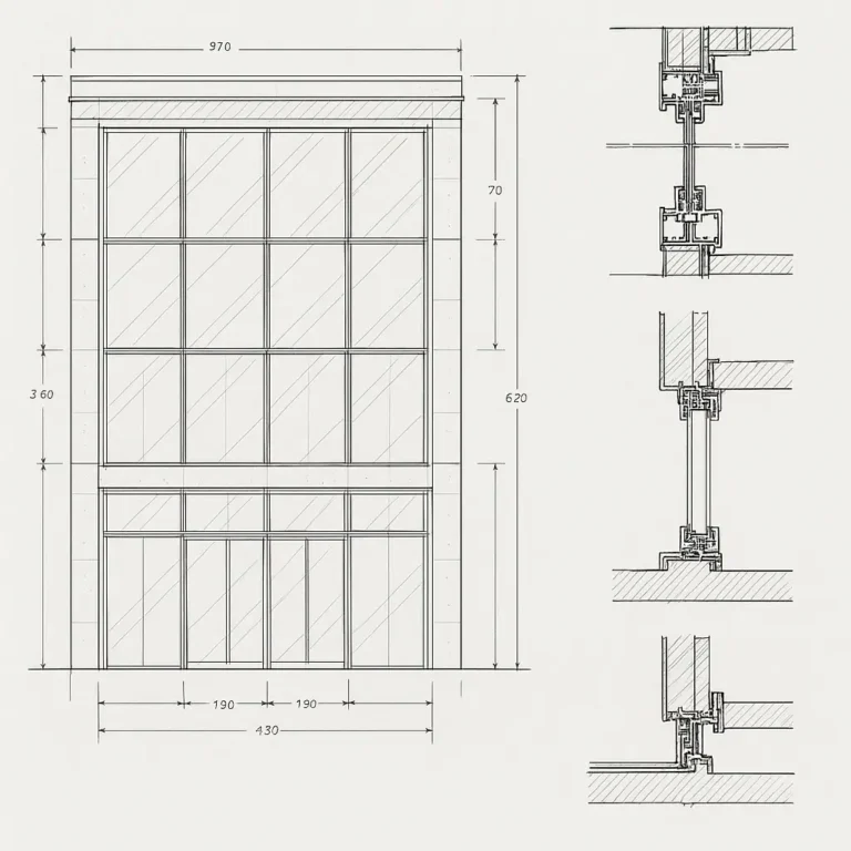 Glazing Shop Drawing services