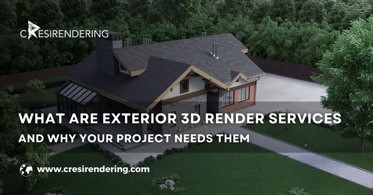 Exterior 3D Render Services