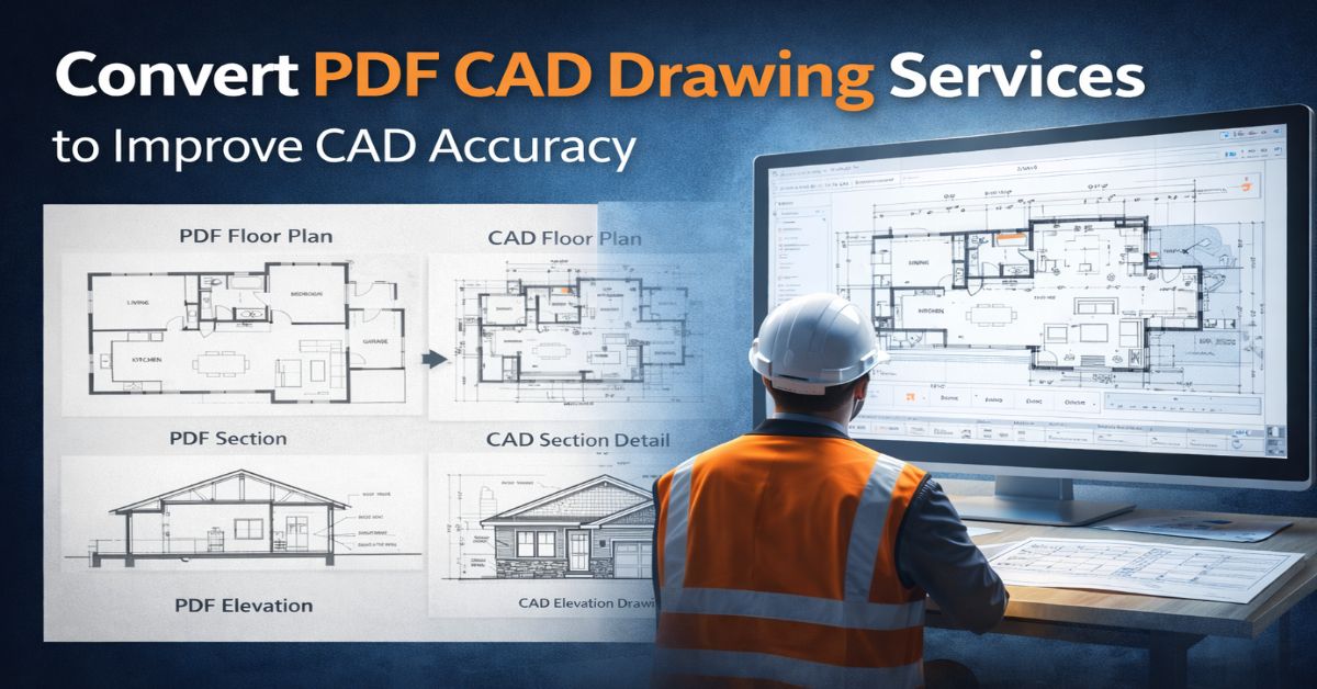 Convert PDF CAD Drawing Services to Improve CAD Accuracy